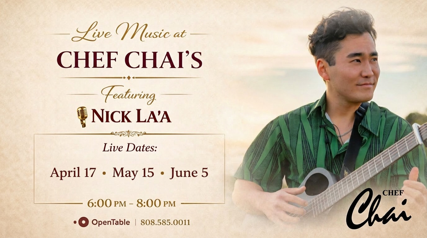 Live Music Nights at Chef Chai's event artwork
